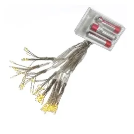 MARELIDA LED Lichterkette Pusteblume Feuerwerk Blume 5 Blüten Deko Girlande L: 1m Timer