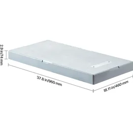 Vevor Mini-Split-Pad für 9000–36000 BTU Kanallose Klimaanlagen 960x460x74 mm Kunststoff-Antivibrationspads Max. Belastung 181 kg