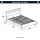 Home Deluxe LED Bett NUBE - Schwarz, 140 x 200 cm - inkl. Matratze, Lattenrost und Schubladen I Polsterbett Design Bett inkl. Beleuchtung - Schwarz