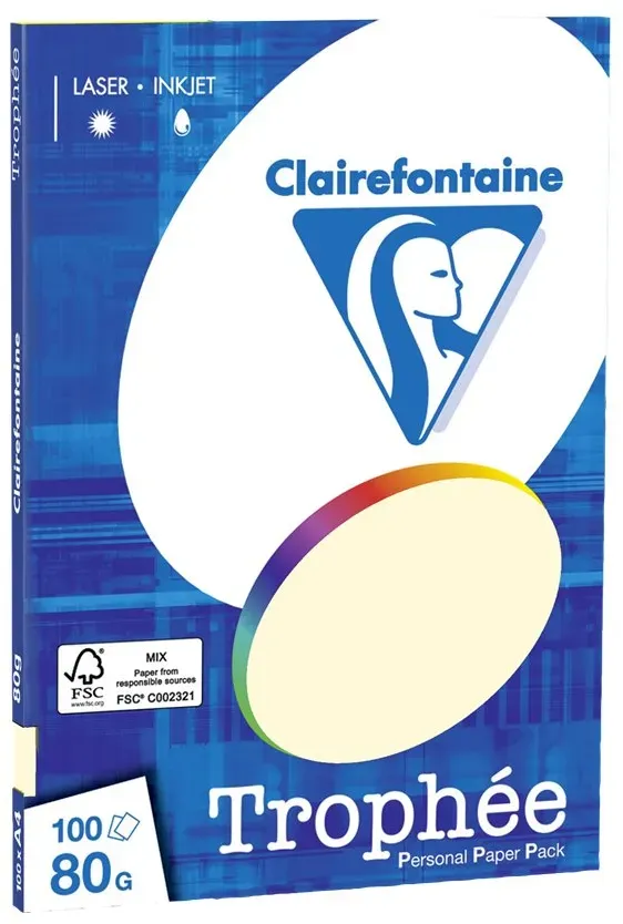 Exacompta Clairefontaine TROPHEE PPP - Elfenbein - A4 (210 x 297 mm)