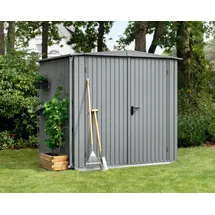 Hörmann Gerätehaus Trend-S Typ 2 2,59 x 2,48 x 2,16 m graualuminium Doppeltür