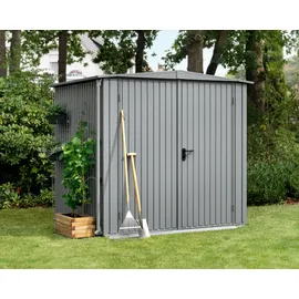 Hörmann Gerätehaus Trend-S Typ 2 2,59 x 2,48 x 2,16 m graualuminium Doppeltür