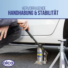 Alca Wagenheber Stahl 185-355 mm grau