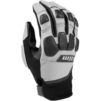 Klim Dakar Pro Handschuhe - Hellgrau/Dunkelbraun/Schwarz - M