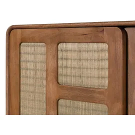 MASSIVMOEBEL24.DE Highboard 110 x 150 x 40 cm Hellbraun