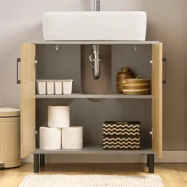 SoBuy Waschbeckenunterschrank Jasiah 60 x 60 x 30 cm,