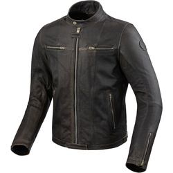 Revit Roswell Lederjacke, braun, Größe 58 für Männer