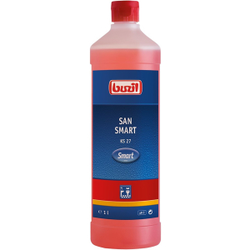 Buzil Sanitärreiniger San Smart KS 27, Reiniger auf Zitronensäurebasis, 1 Liter - Flasche