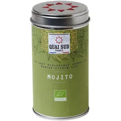 Quai Sud Bio schwarzer Tee mit Minze und Zitronenschale POP Dose