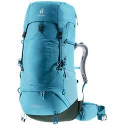 Deuter Aircontact Lite 45 + 10 SL Trekkingrucksack (Volumen 45+10 Liter/ Gewicht 1,54 kg/ Rückenlänge 35-56 cm) - lagoon-ivy