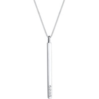 Elli Halskette Damen Y-Kette mit Anhänger Stab Geo Kristalle 925 Sterling Silber 45 cm lang