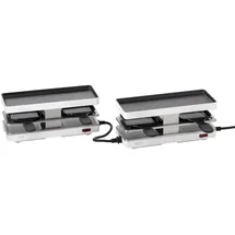Stöckli Raclette Twinboard Set weiss- für 4 Personen