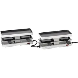 Stöckli Raclette Twinboard Set weiss- für 4 Personen