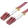 Roline LWL-Kabel 50/125μm OM4, LC/LC, stahlarmiert, LSOH, violett,