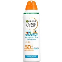 Garnier Sonnencreme Ambre Solaire Kids Sensitive, expert+, LSF 50+, 150ml, Anti-Sand Spray