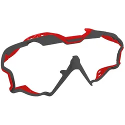 Mares Wire Color Frames - Maskenwechselrahmen - grau/rot - #