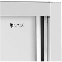 Royal Catering Edelstahl Geschirrschrank - 800 x 500 x 1800 mm -