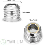 Emilum Adapter E14 auf E27