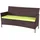 Proregal Gartenbank 154 x 82 x 60 cm Braun
