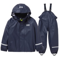 HELLY HANSEN Kinder Unisex K Bergen 2.0 Pu Rainset RAIN, Marineblau, 1