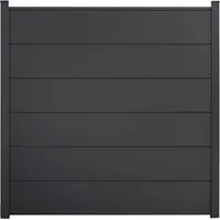GROJA Steckzaun-Set 180 x 180 cm Anthrazit