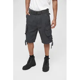 Brandit Textil Savage Vintage Shorts Schwarz-Grau 5XL