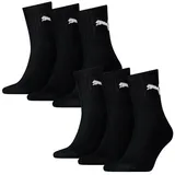 Puma Short Crew Sportsocken 6-Pack schwarz 39-42