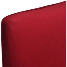 vidaXL Stuhlhusse Bordeaux 6er Set