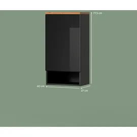 livinity Badschrank, Tanaro, Anthrazit, 40 x 77.5 cm