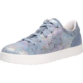 superfit Mädchen Stella Sneaker, Blau Silber 8000, 28 EU Weit