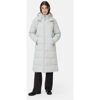 CAMEL ACTIVE Damen Wasserabweisender Mantel mit abnehmbarer Kapuze Silber, womenswear-38 - 38
