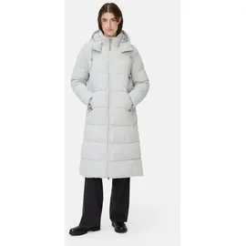 CAMEL ACTIVE Damen Wasserabweisender Mantel mit abnehmbarer Kapuze Silber, womenswear-38 - 38