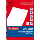 Herlitz 5033410 Universalpapier A4, 200 Blatt, 90g weiß