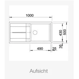 Blanco Metra XL 6 S schwarz + Excenterbetätigung