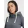 Oxmo Hoodie OXJulia Pile in blau | Gr.: S
