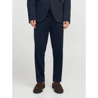 JACK & JONES Anzughose »JPRJAXON Businesshose mit mittlerer Bundhöhe«, unifarben, modisch, slim fit, Materialmix