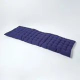 Homescapes Bankauflage 143 x 48 x 5 cm blau 3 St.