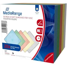 MediaRange CD-Soft-Slimcase color 20er-Pack