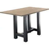 Mäusbacher Bartisch 160 x 105 x 70 cm Schwarz
