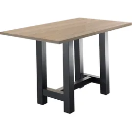Mäusbacher Bartisch 160 x 105 x 70 cm Schwarz