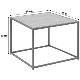 Actona Seaford Couchtisch Stahl/Holzwerkstoff