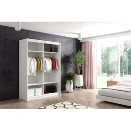 altdecor Schiebetürenschrank VOXI 150 x 216 x 61 cm Grau