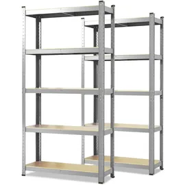 Karat Schwerlastregal Lakota 2er Set verschiedene Größen und Farben Verzinkt 180 x 90 x 40 cm