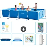 Rechteckiger Frame Pool - 450x220x84 Cm - 7-teilig  S148