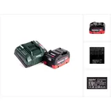 Metabo Akku Basis Set 18V mit 1x Akku LiHD 8,0Ah ( 625369000 ) + Ladegerät ASC 145 627378000 )