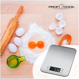 Proficook PC-KW 1061 Küchenwaage digital Wägebereich (max.)=5 kg Edelstahl, Schwarz 220 x 165 x 15