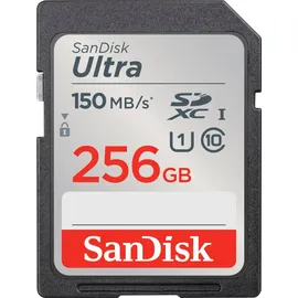 SanDisk Ultra 256 GB SDXC Speicherkarte (2022) bis 150 MB/s, C10, U1