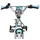 vidaXL Kinderfahrrad 16 Zoll weiß