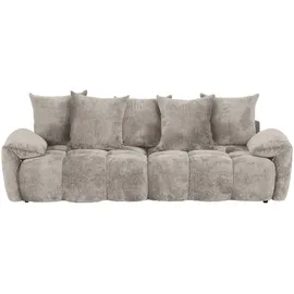 ed exciting design Big-Sofa Polyester 2-Sitzer Hellgrau