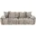 ed exciting design Big-Sofa Polyester 2-Sitzer Hellgrau